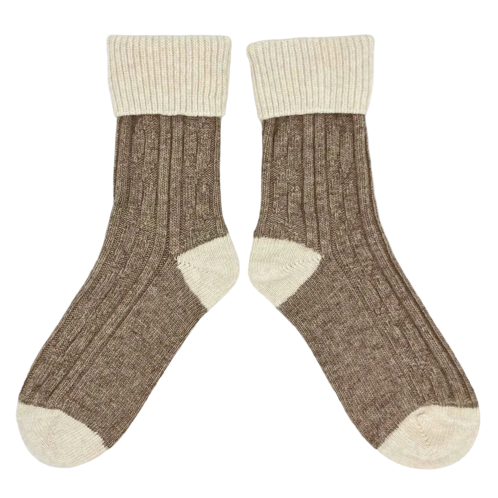 Catherine Tough cashmere blend slouch socks