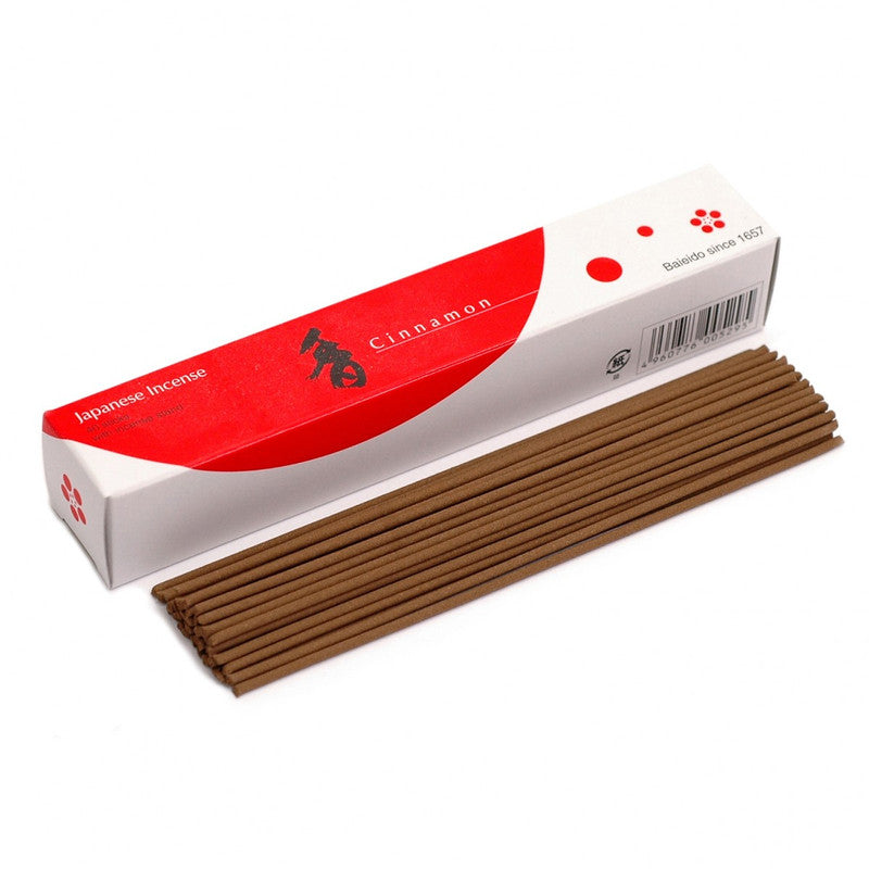 Cinnamon Incense with Holder by Baieido