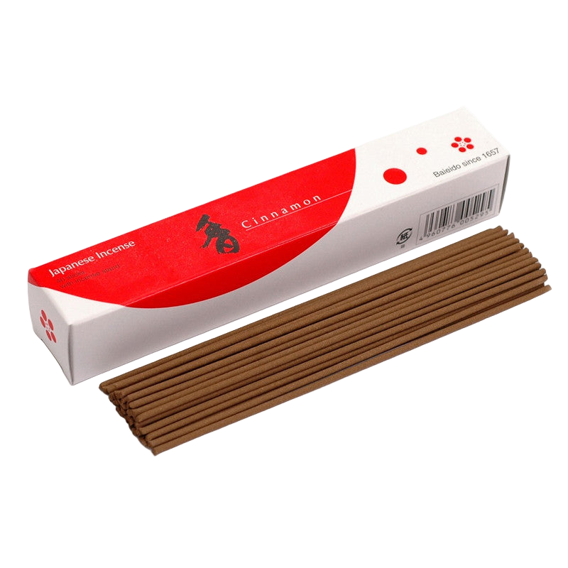 Baieido cinnamon incense with holder
