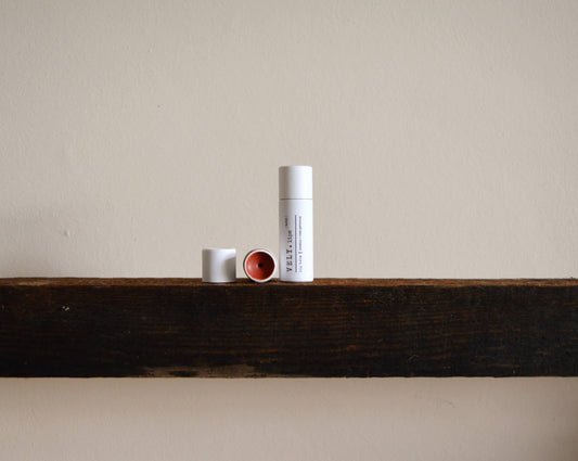 Natural Tint Lip Balm "Brick" Rosehip & Geranium