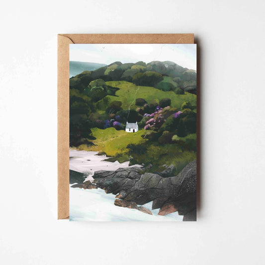 Craggy rocks Cottage Card