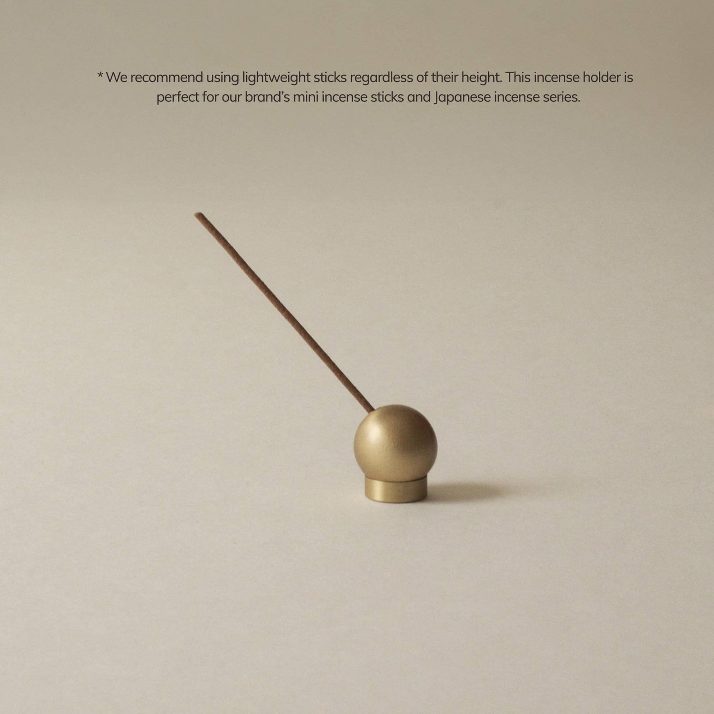 Sphere Brass Incense Holder
