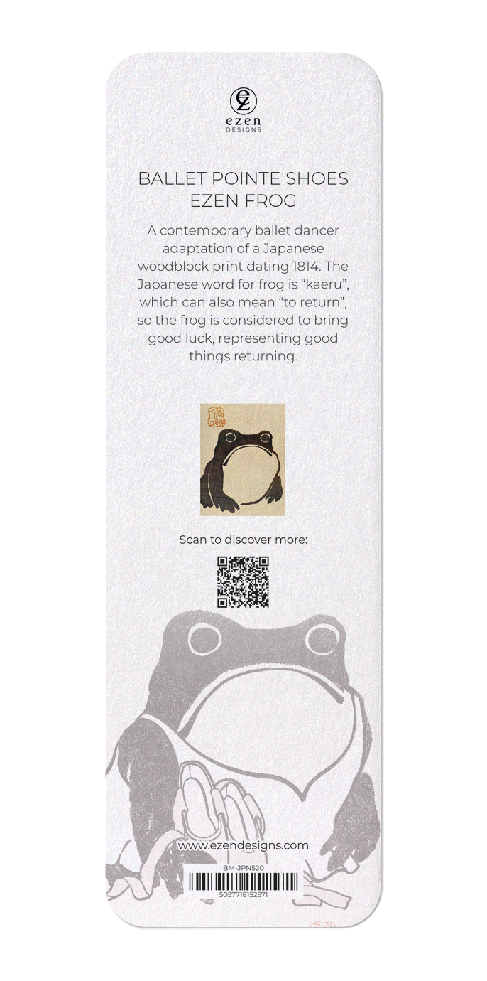 Ballet Hoji Frog Bookmark
