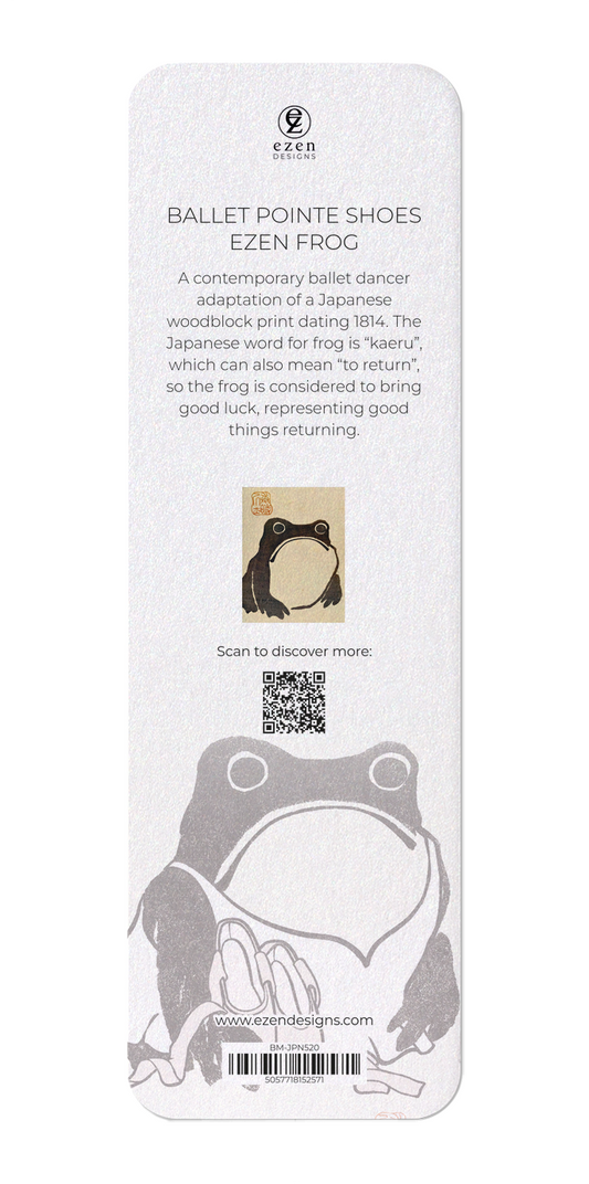 Ballet Hoji Frog Bookmark