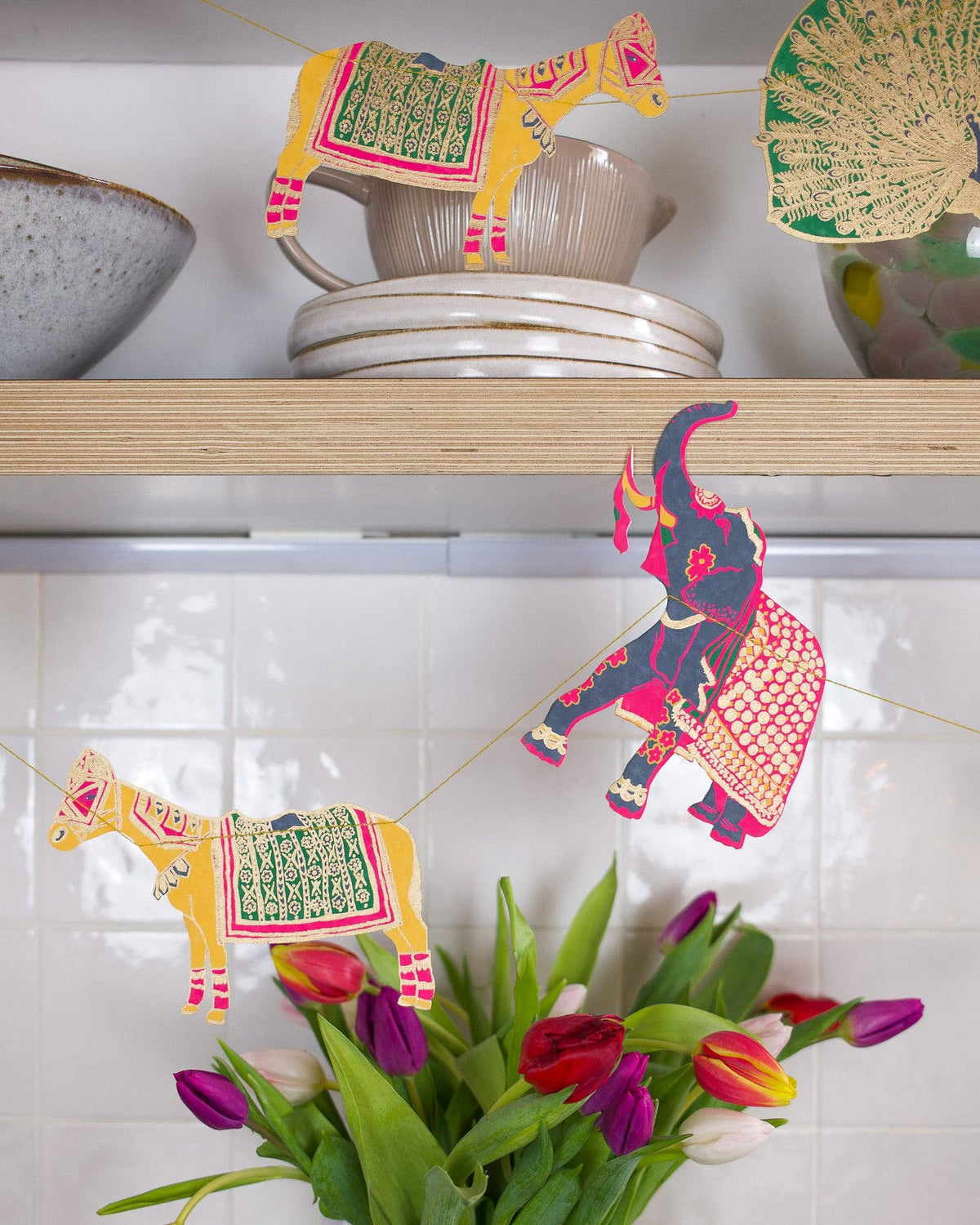 Indian Paper Party Garland
