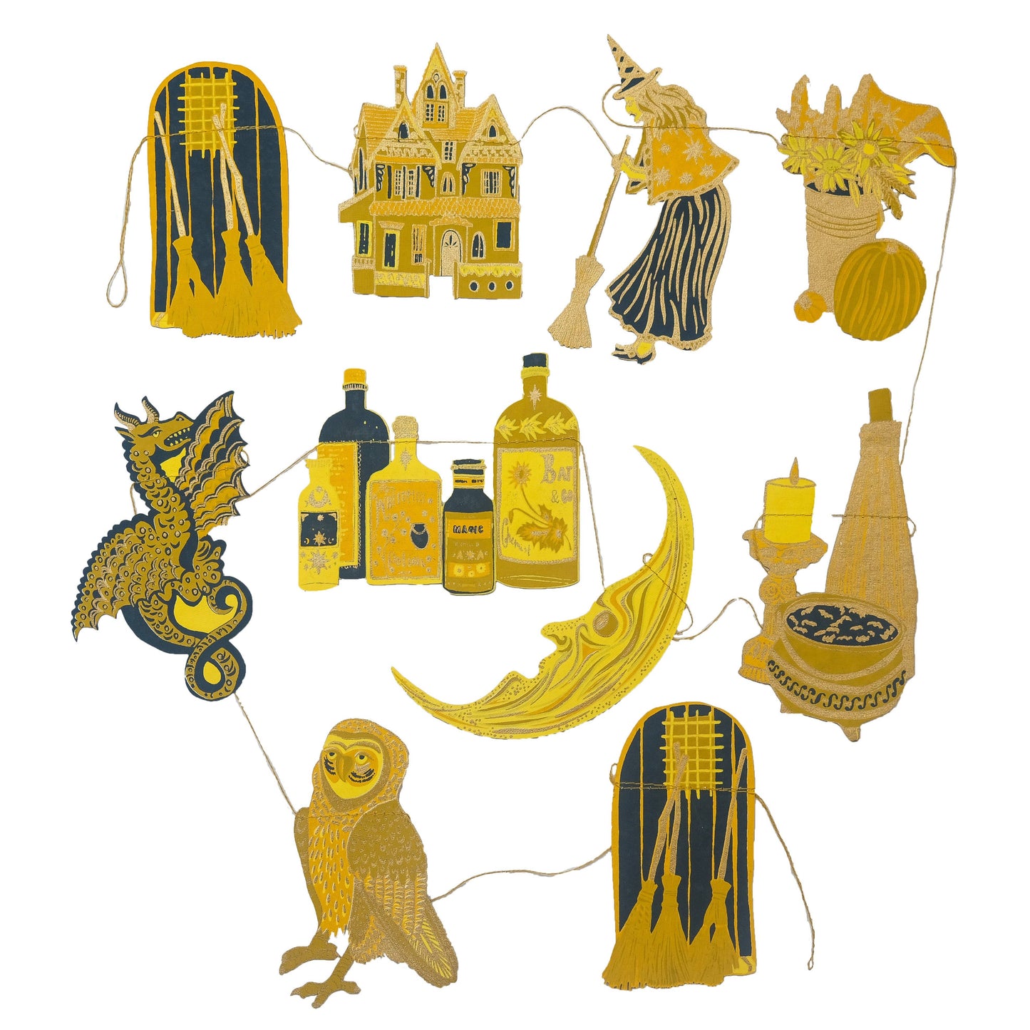 East End Press - Samhain Halloween Garland