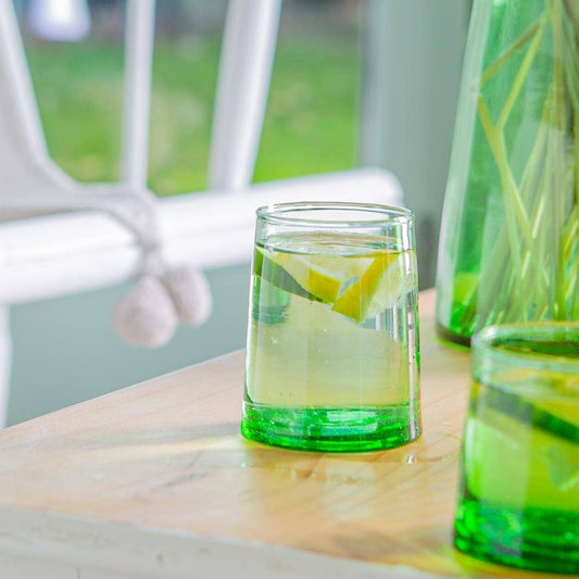 Recycled Tumbler Glass 260ml Green