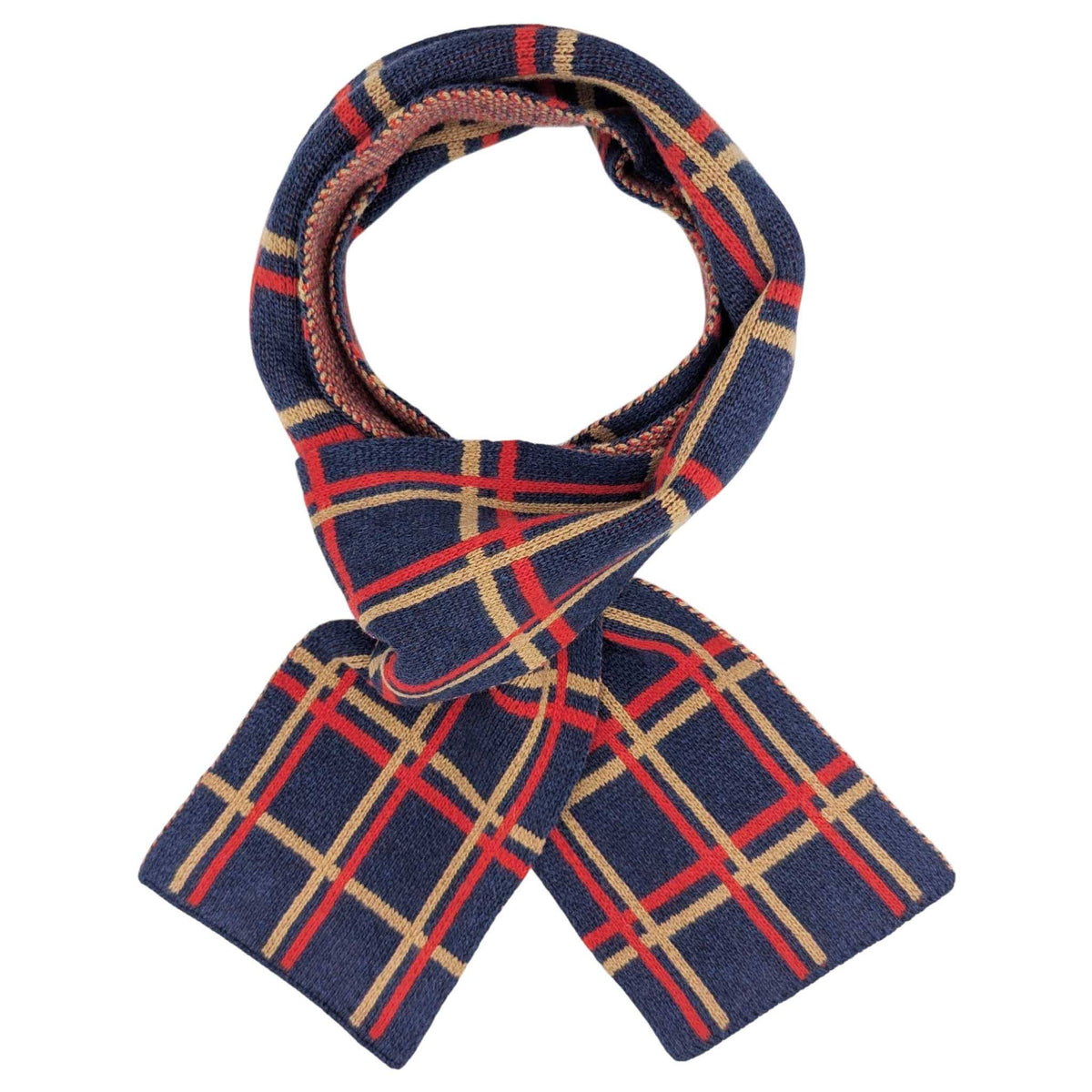 Catherine Tough patterned merino lambswool scarf