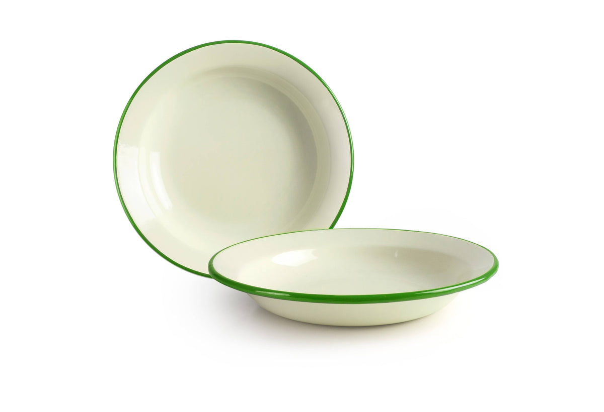 Ibili enamel soup bowl in vitrified enamelled steel