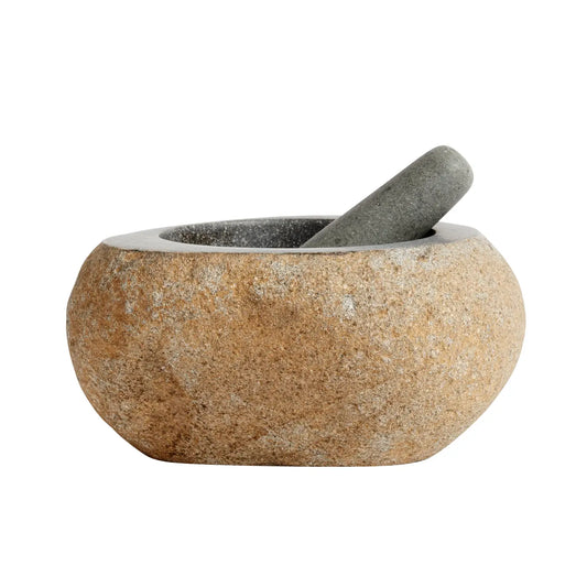 Mortar & Pestle - Indonesian Riverstone