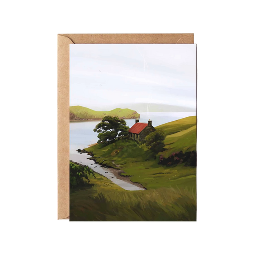 Harris Whispers, Cosy Cottage Greeting Card