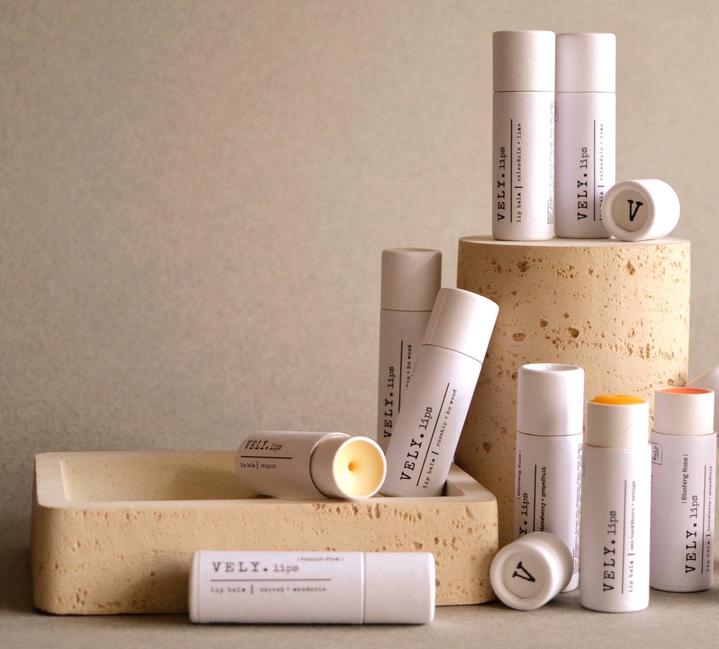 Vely Tinted Lip Balm "Blushing Rose"