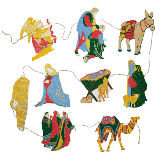 Nativity Christmas Decoration Garland