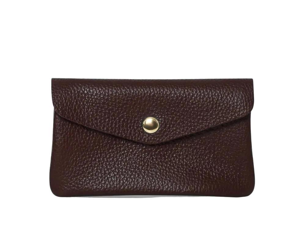 Large Italian Leather Coin Purse