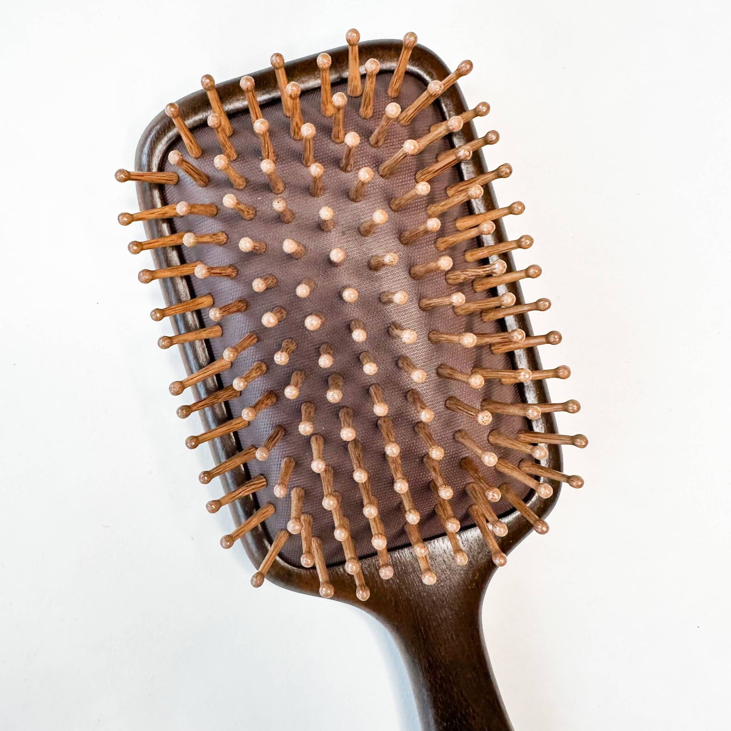 sandalwood hairbrush up close
