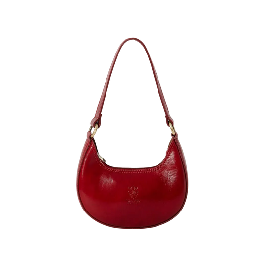 Italian Leather Crescent Bag
