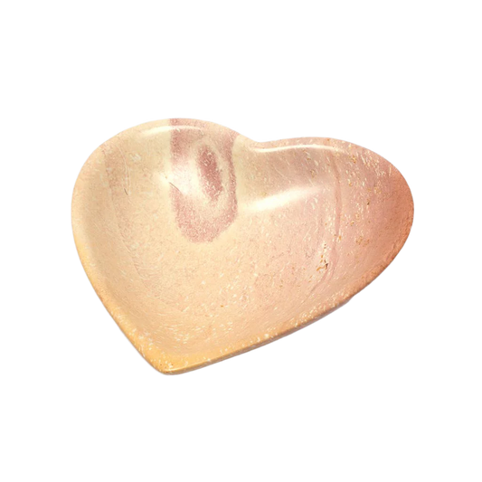 Kenyan Hand Carved Soapstone Heart Dish