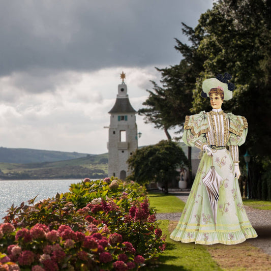 paper dress up doll victorian style