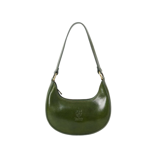 Italian Leather Crescent Bag