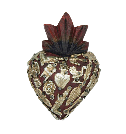 Mexican Milagro Wall Heart