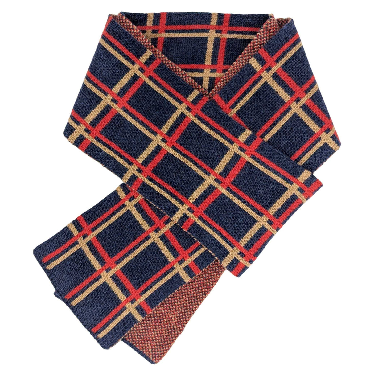 Catherine Tough patterned merino lambswool scarf