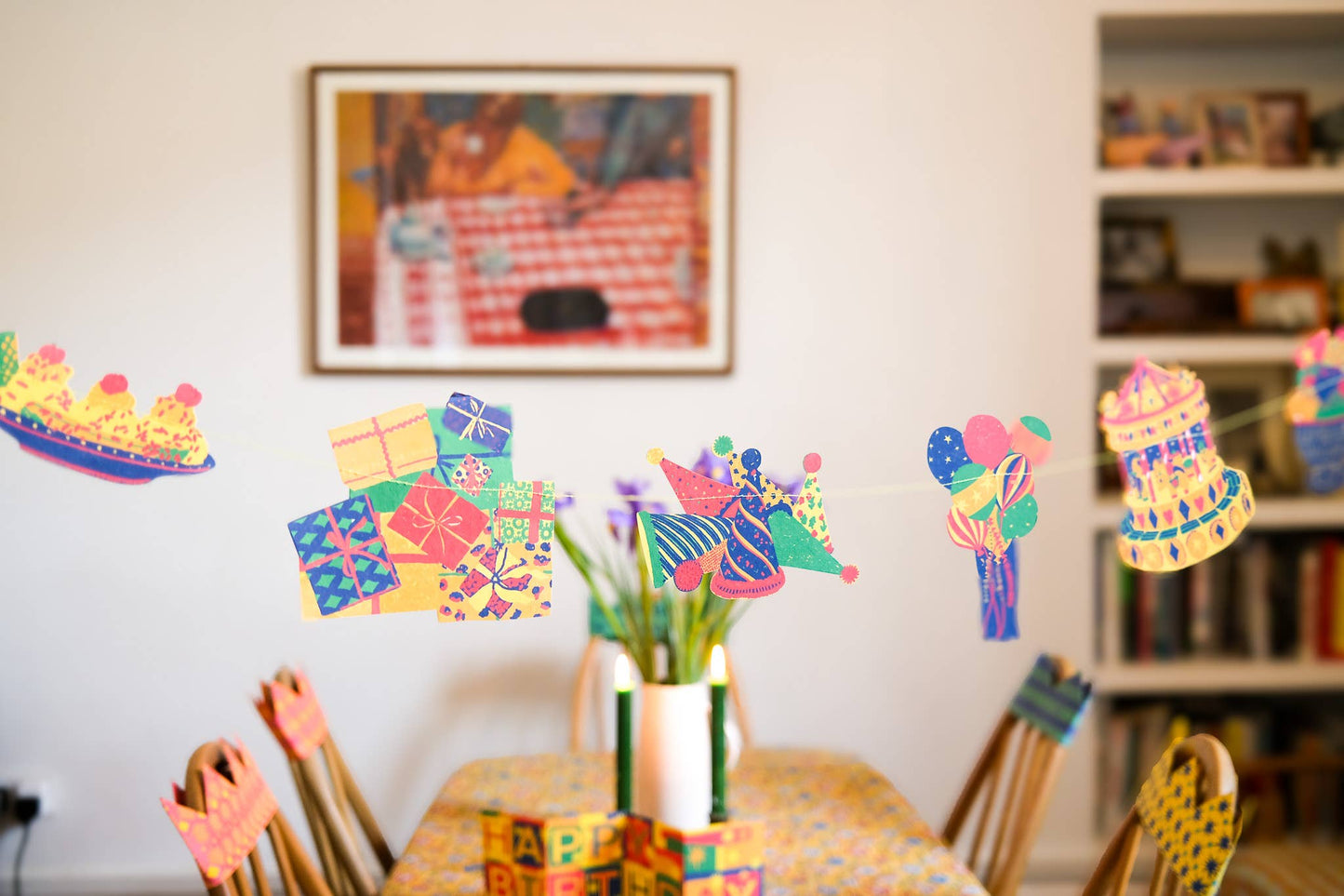 Birthday Party Paper Garland