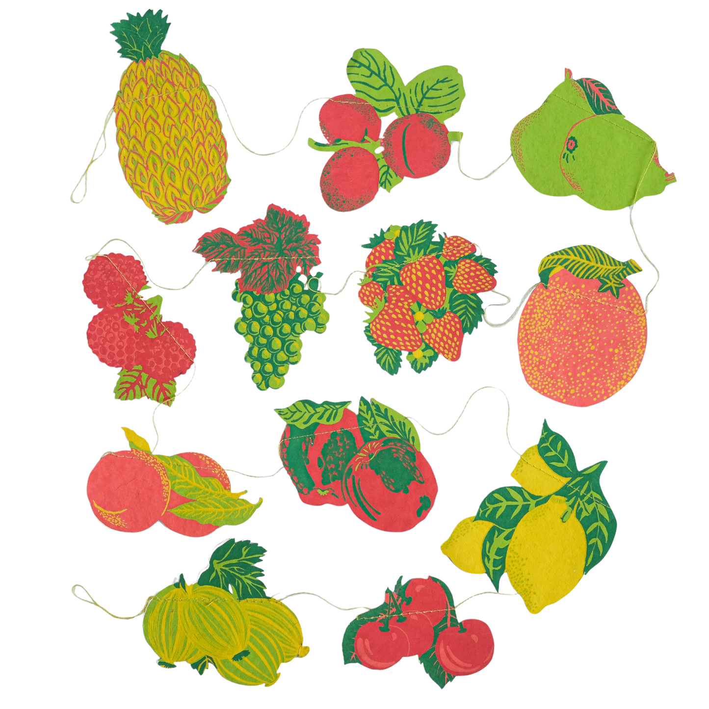 Summer Fruit Paper Garland