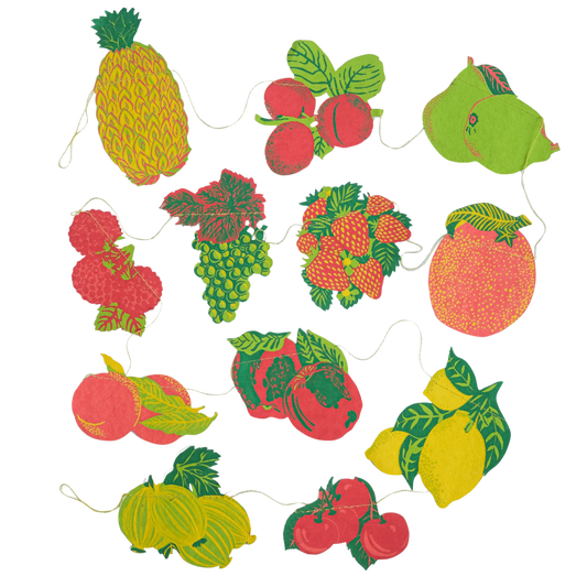 Summer Fruit Paper Garland