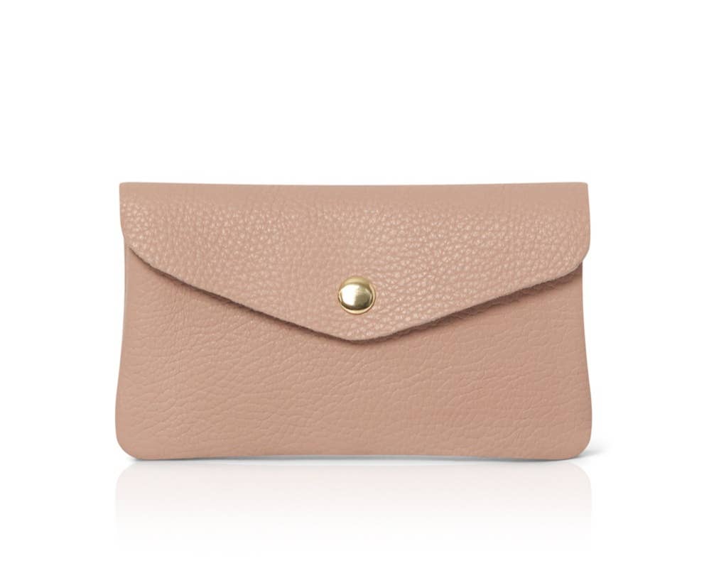Large Italian Leather Coin Purse
