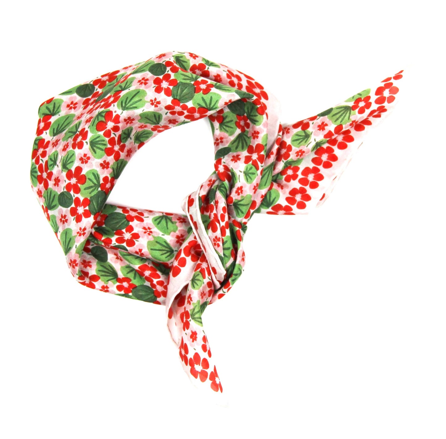 Mini Orange Sakura Nasturtium Scarf