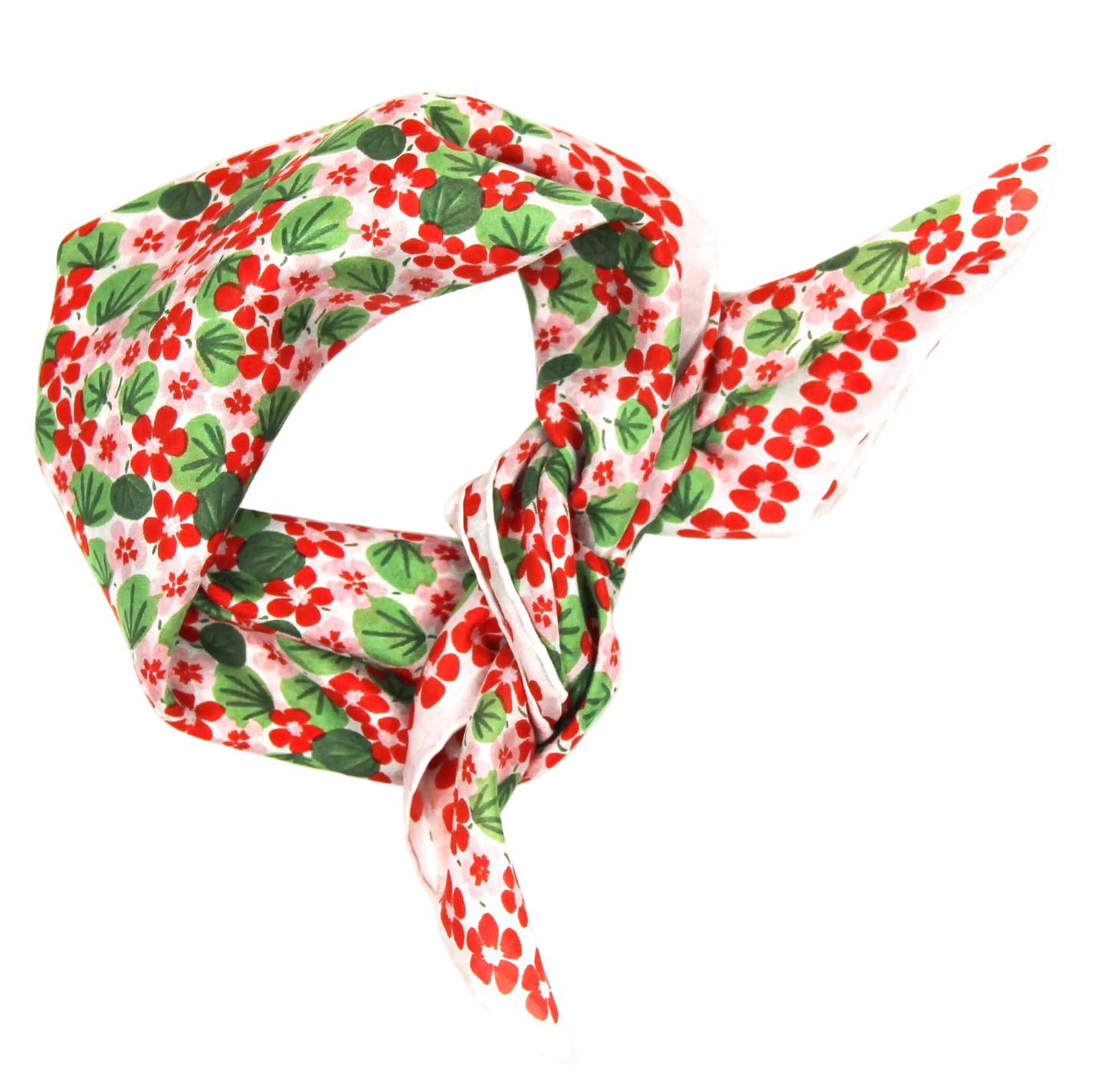 Mini Orange Sakura Nasturtium Scarf
