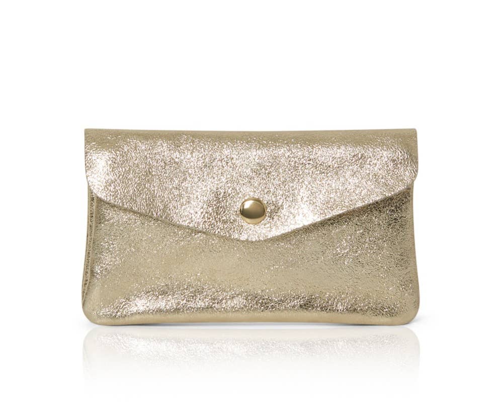 Large Italian Leather Coin Purse