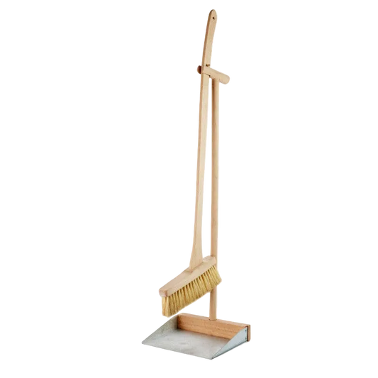 Upright Standing Wooden Brush Set
