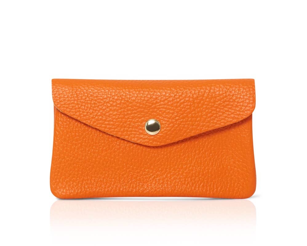Large Italian Leather Coin Purse