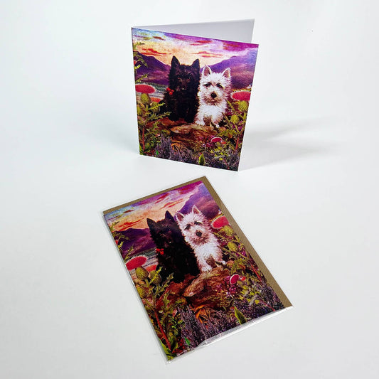 Scotty Dog Scottish Greeting Card