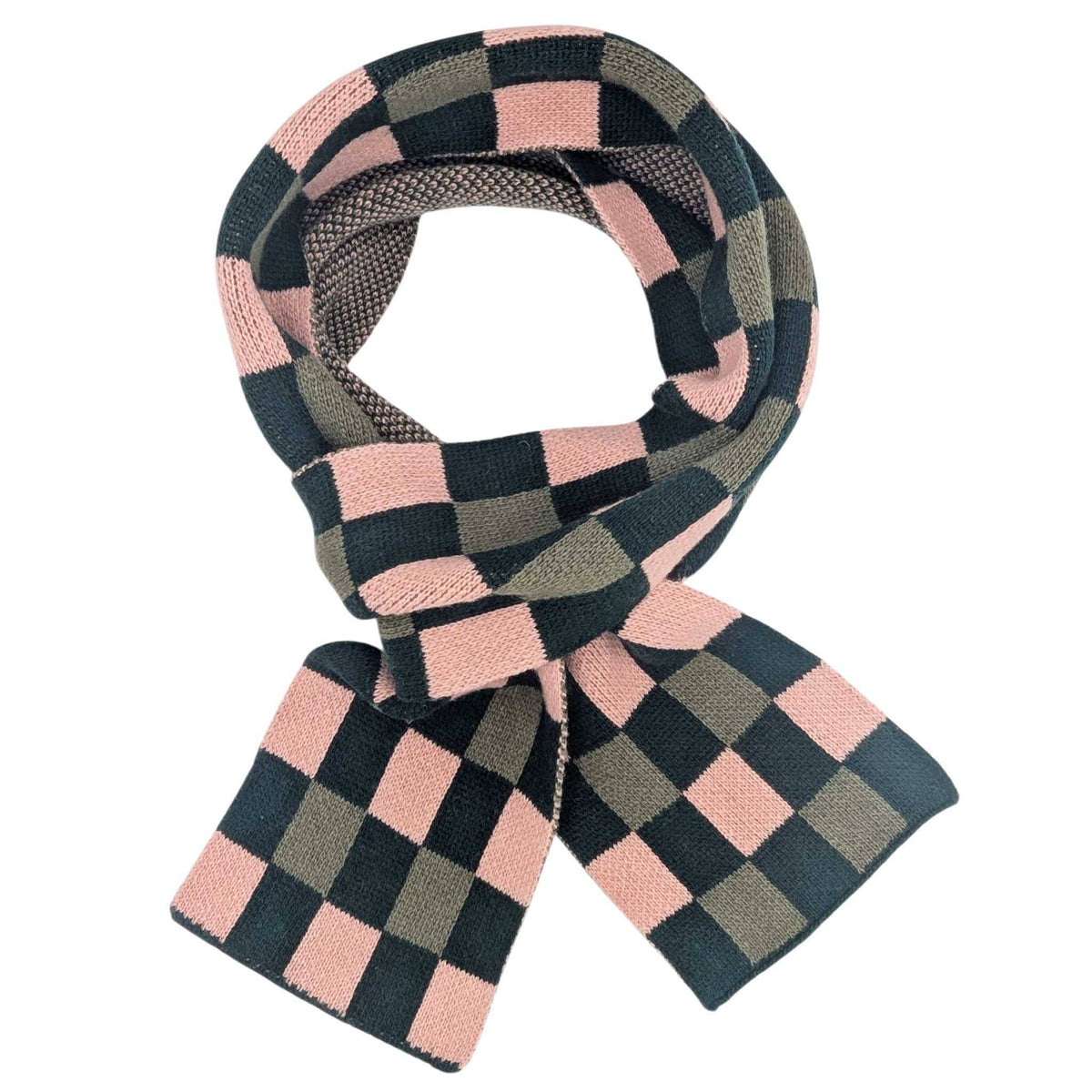 Catherine Tough patterned merino lambswool scarf