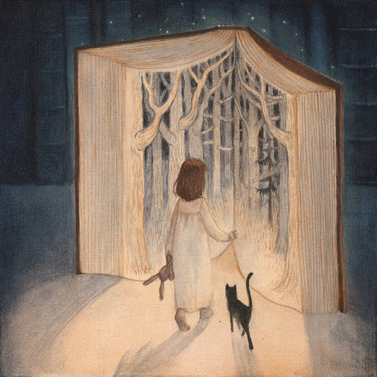 A Forest Enchanted greetings card by Scottish artist Lucy Campbell, printed from an original painting
