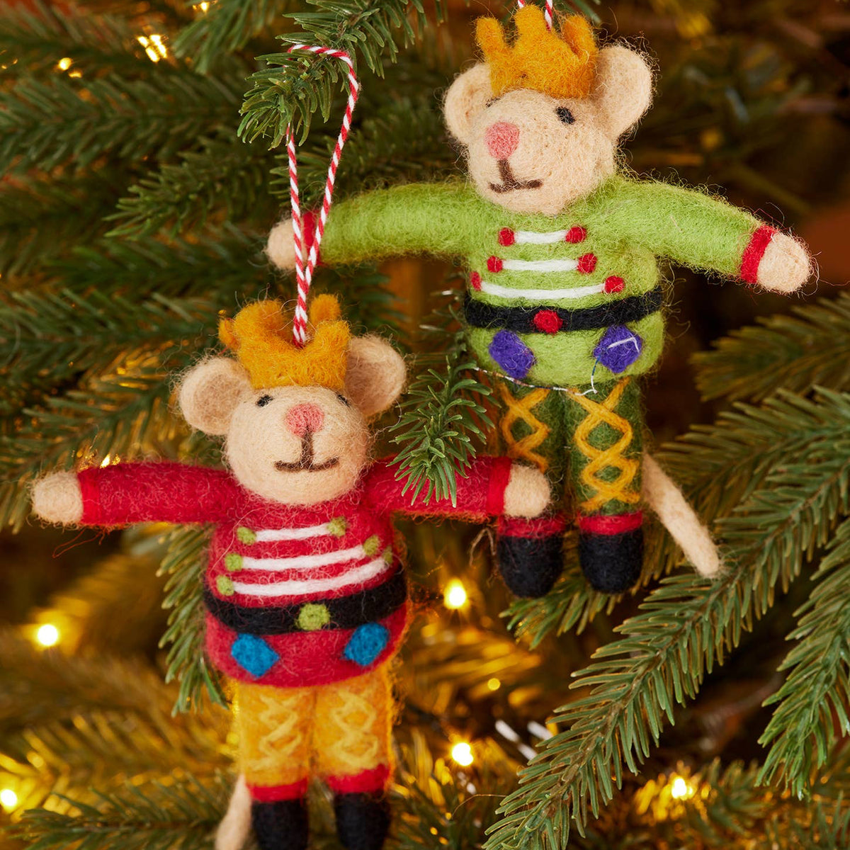 Felt Prince Mouse Decoration