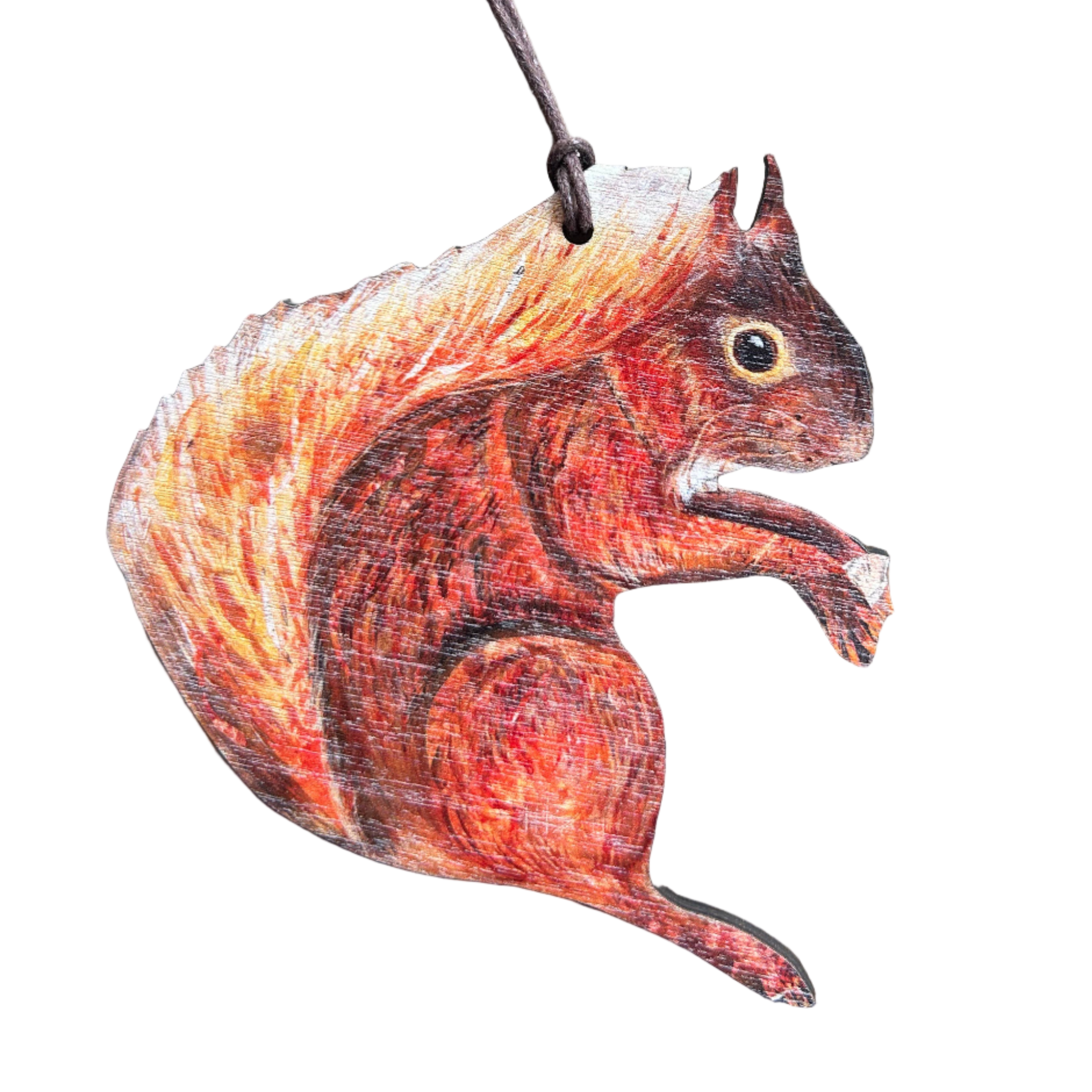 squirrel shaped plywood decoration