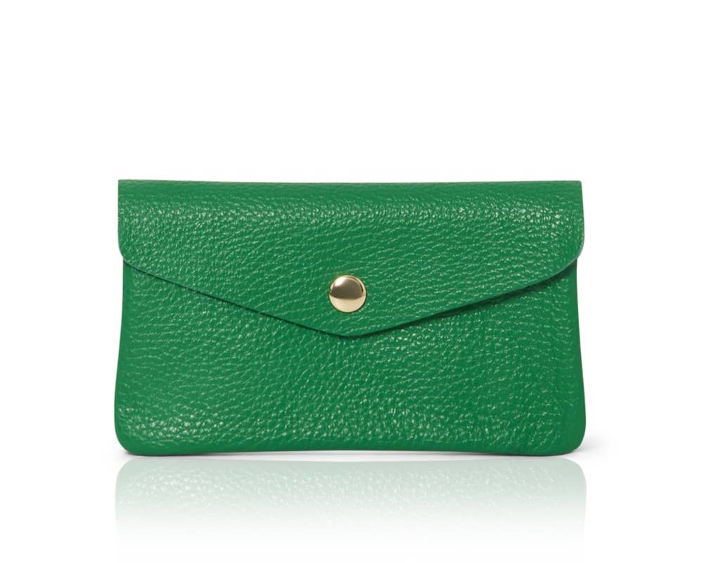 Large Italian Leather Coin Purse