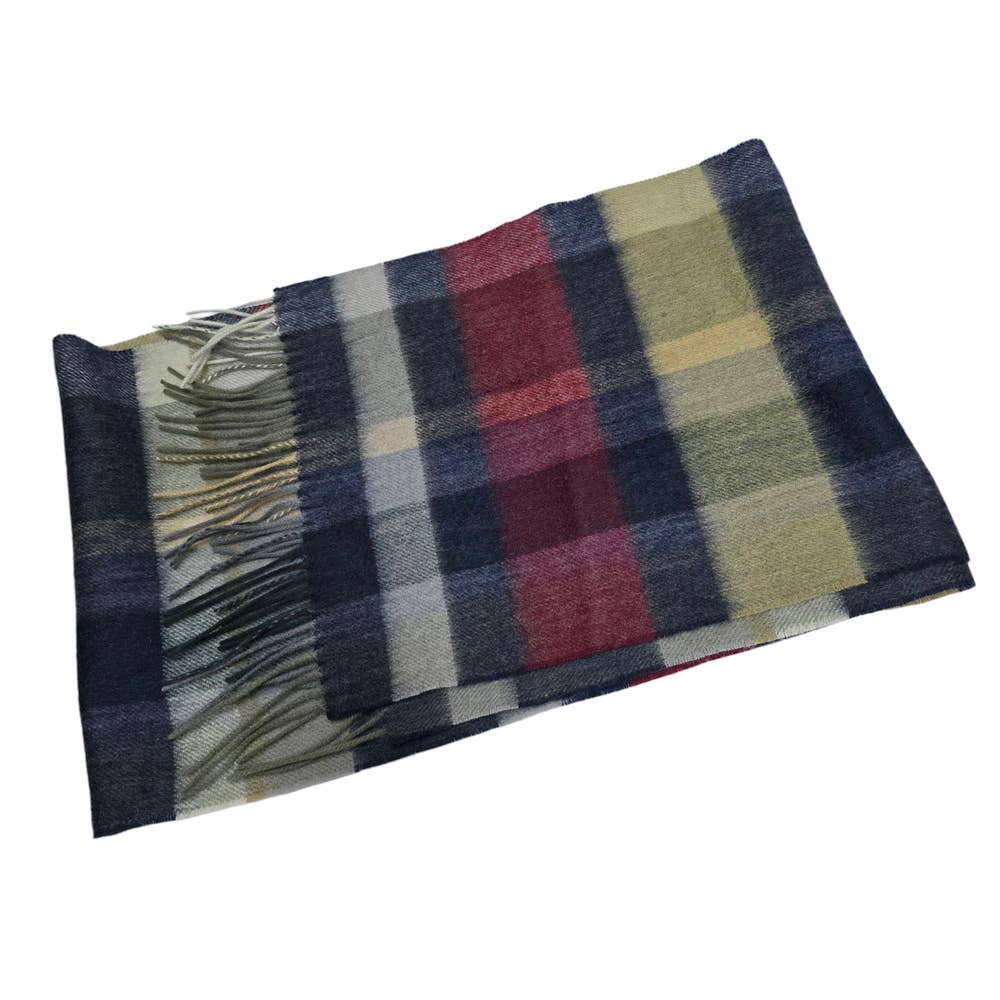 Strathurie Lambswool Plaid Scarf (Various Styles)