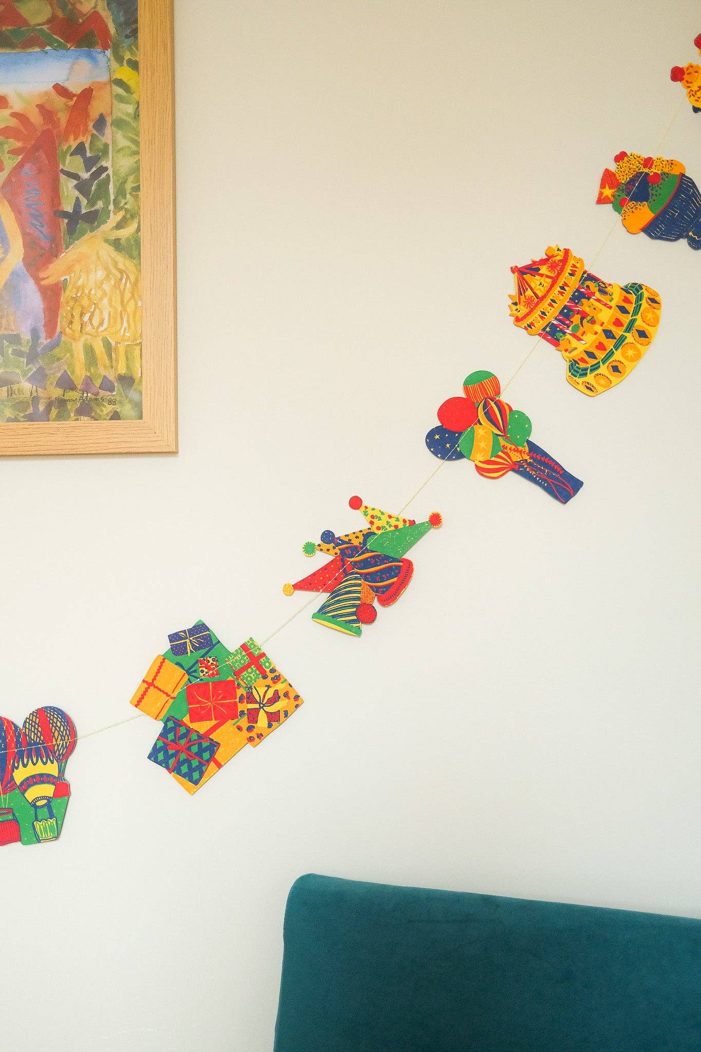 Birthday Party Paper Garland