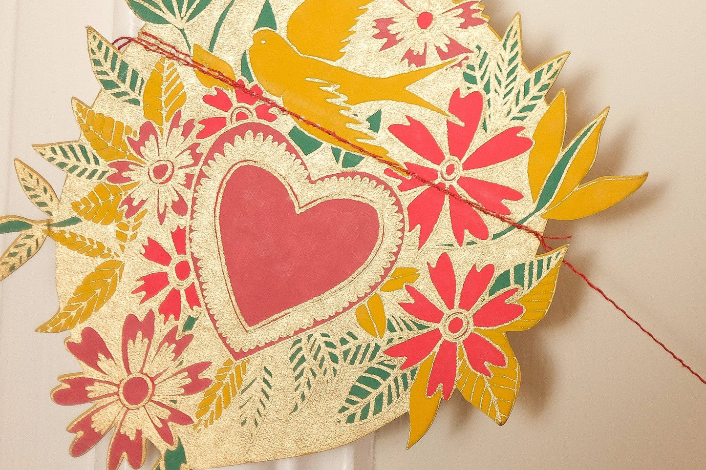 East End Press - Sacred Heart Sewn Garland