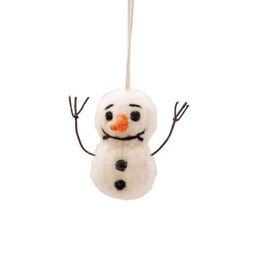 Felt Snowman Tree Decoration
