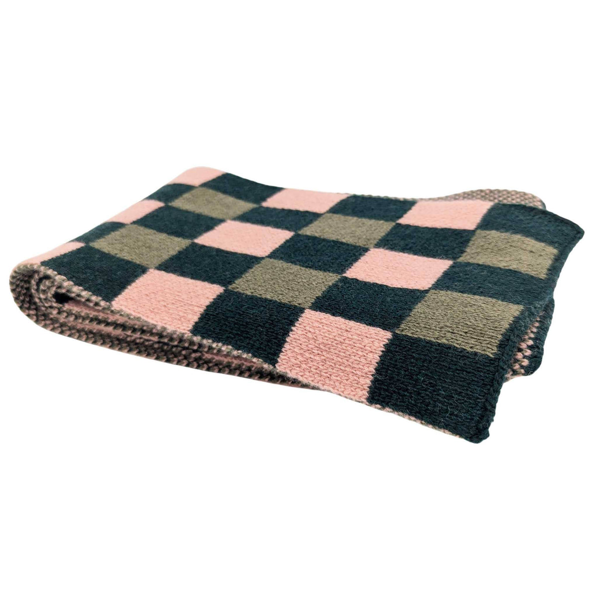 Catherine Tough patterned merino lambswool scarf