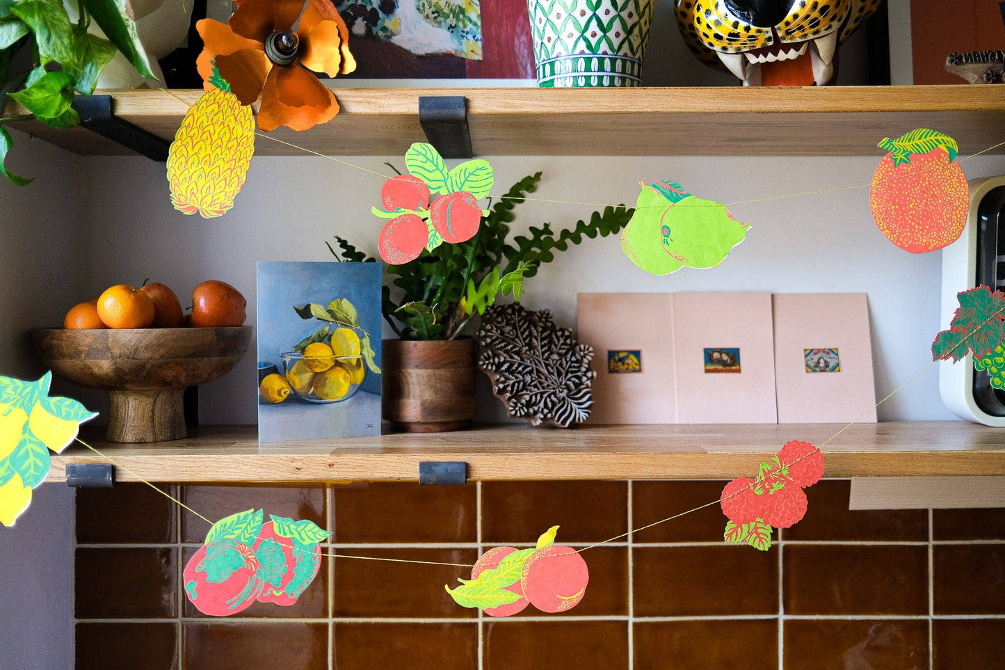 Summer Fruit Paper Garland