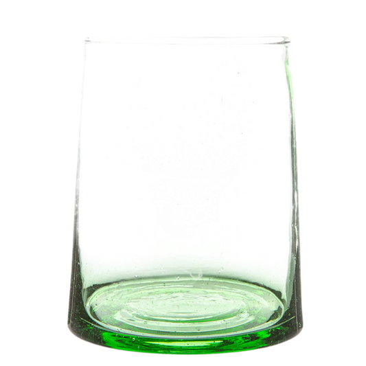 Green Recycled Moroccan Glass Tumbler (260ml)