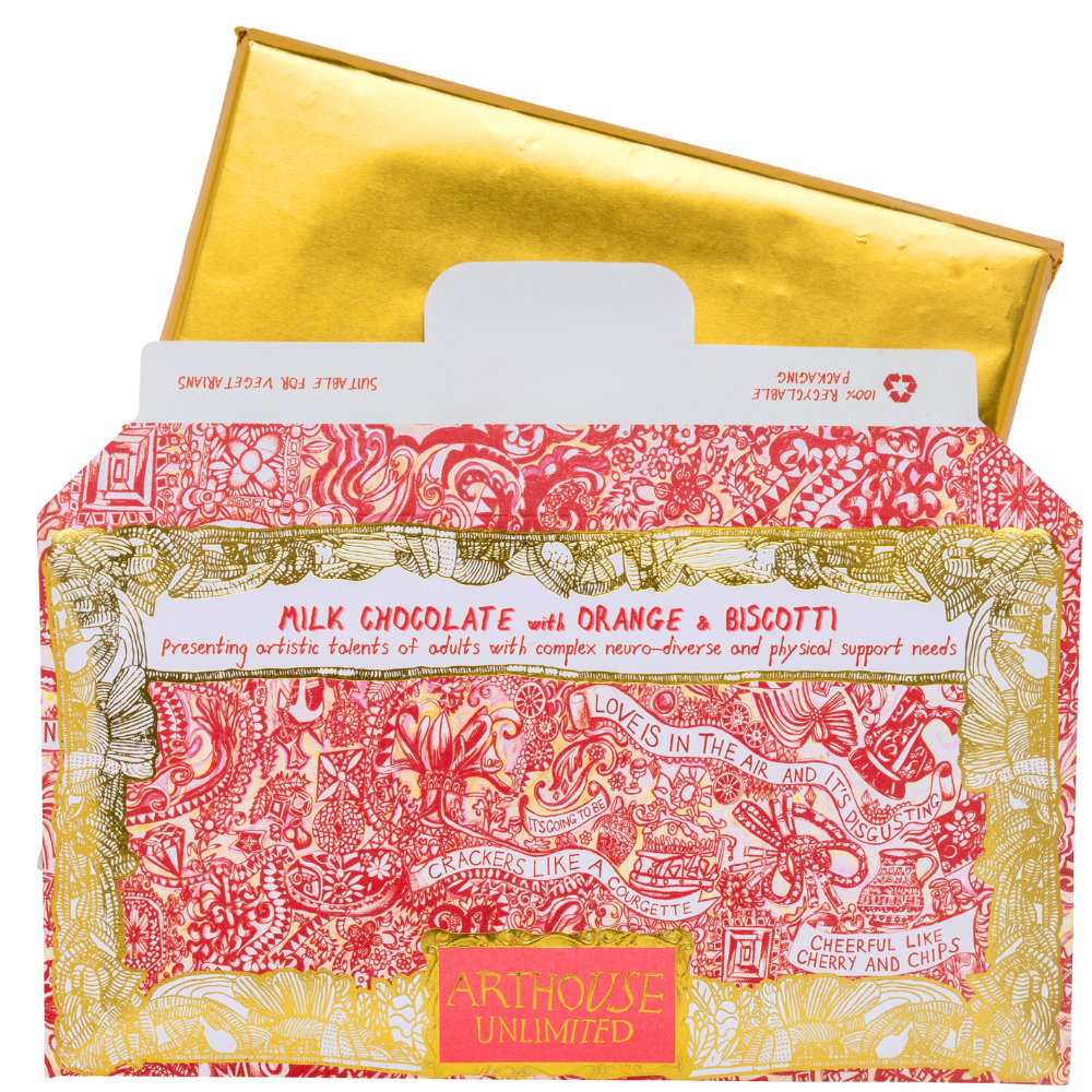 Love is in the Air Orange Crunch Milk Chocolate