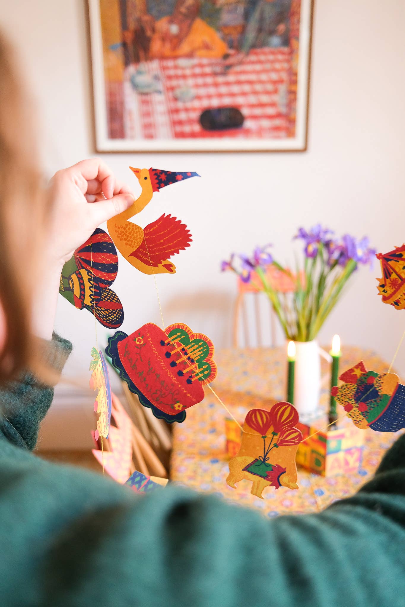 Birthday Party Paper Garland