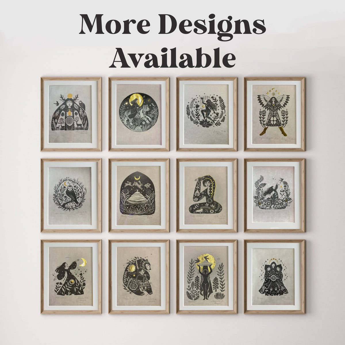Elen of the Ways A4 Folk Art Print